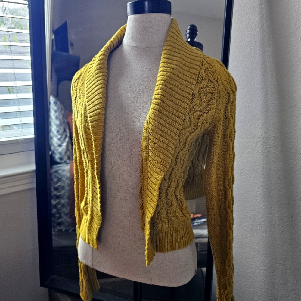 Anthropologie (Sparrow) Mustard Cardigan